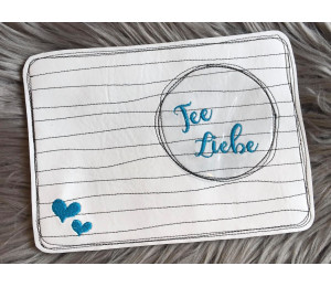 Stickserie ITH - Mug Rug Herzlinien